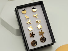 Load image into Gallery viewer, Surgical steel stud earrings set | tarnish free earrings Hypoallergenic earrings