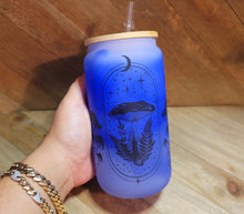 Load image into Gallery viewer, Color Changing Mushroom Beer Can Glass | Boho Mushroom Coffee Glass