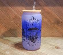 Load image into Gallery viewer, Color Changing Mushroom Beer Can Glass | Boho Mushroom Coffee Glass