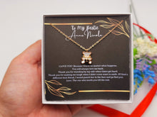 Load image into Gallery viewer, Best friend gift, best friend necklace, best friend distance gifts, best friend birthday gift