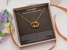 Load image into Gallery viewer, Work Bestie Necklace, Personalized Christmas Gift for CoWorker,