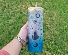 Load image into Gallery viewer, Mushroom Beer Can Glass | Boho Mushroom Coffee Glass | Aesthetic Coffee Glass | 24 oz