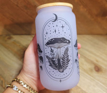 Load image into Gallery viewer, Color Changing Mushroom Beer Can Glass | Boho Mushroom Coffee Glass