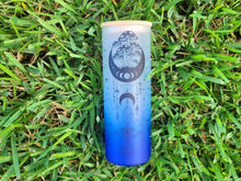 Load image into Gallery viewer, Blue End Mushroom Beer Can Glass | Boho Mushroom Coffee Glass 24 OZ