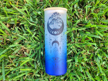 Load image into Gallery viewer, Blue End Mushroom Beer Can Glass | Boho Mushroom Coffee Glass 24 OZ