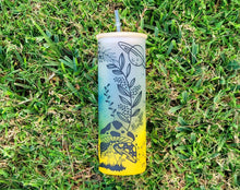 Load image into Gallery viewer, Mushroom Beer Can Glass | Boho Mushroom Coffee Glass | Aesthetic Coffee Glass | 24 oz