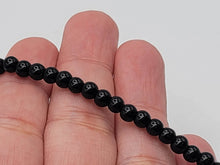 Load image into Gallery viewer, Black Obsidian Healing Bracelet 3mm Bracelet Natural crystal Bracelet Yoga