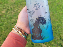 Load image into Gallery viewer, Mushroom Beer Can Glass | Boho Mushroom Coffee Glass | Aesthetic Coffee Glass | 24 oz