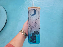 Load image into Gallery viewer, Mushroom Beer Can Glass | Boho Mushroom Coffee Glass | Aesthetic Coffee Glass | 24 oz