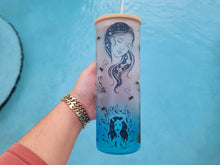 Load image into Gallery viewer, Mushroom Beer Can Glass | Boho Mushroom Coffee Glass | Aesthetic Coffee Glass | 24 oz