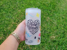 Load image into Gallery viewer, Daily Affirmations Beer Can glass | Boho Coffee Glass 20 OZ