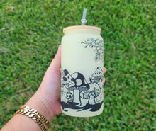 Load image into Gallery viewer, Color Changing Mushroom Beer Can Glass | Boho Mushroom Coffee Glass