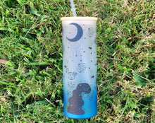 Load image into Gallery viewer, Mushroom Beer Can Glass | Boho Mushroom Coffee Glass | Aesthetic Coffee Glass | 24 oz