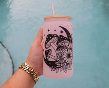 Load image into Gallery viewer, Color Changing Mushroom Beer Can Glass | Boho Mushroom Coffee Glass
