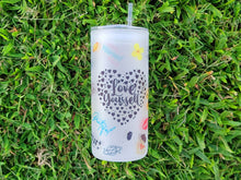 Load image into Gallery viewer, Daily Affirmations Beer Can glass | Boho Coffee Glass 20 OZ