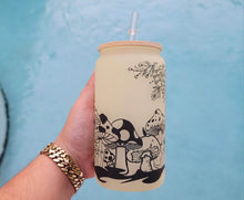 Load image into Gallery viewer, Color Changing Mushroom Beer Can Glass | Boho Mushroom Coffee Glass