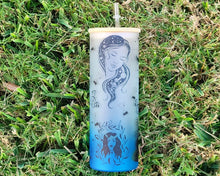 Load image into Gallery viewer, Mushroom Beer Can Glass | Boho Mushroom Coffee Glass | Aesthetic Coffee Glass | 24 oz