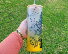 Load image into Gallery viewer, Mushroom Beer Can Glass | Boho Mushroom Coffee Glass | Aesthetic Coffee Glass | 24 oz