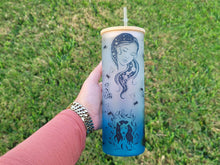 Load image into Gallery viewer, Mushroom Beer Can Glass | Boho Mushroom Coffee Glass | Aesthetic Coffee Glass | 24 oz