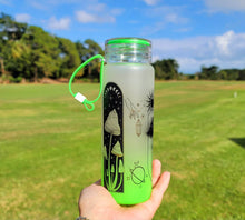 Load image into Gallery viewer, Mushroom Beer Can Glass | Boho Mushroom Coffee Glass | Aesthetic Coffee Glass | 17 oz