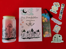 Load image into Gallery viewer, Cute Mushroom- Manifestation Gift Box, With Journal, Beer Can Glass