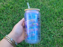 Load image into Gallery viewer, No Prollama Funny Llama Beer Can Glass | Boho Coffee Glass | Aesthetic Coffee Glass