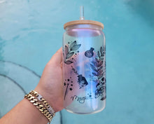 Load image into Gallery viewer, Mushroom Beer Can Glass | Boho Mushroom Coffee Glass | Aesthetic Coffee Glass