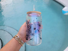 Load image into Gallery viewer, Mushroom Beer Can Glass | Boho Mushroom Coffee Glass | Aesthetic Coffee Glass