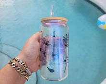 Load image into Gallery viewer, Mushroom Beer Can Glass | Boho Mushroom Coffee Glass | Aesthetic Coffee Glass