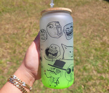 Load image into Gallery viewer, Funny Meme Beer Can Glass | Boho Coffee Glass | Aesthetic Coffee Glass