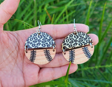 Load image into Gallery viewer, Baseball Earrings, Baseball Earrings, Baseball Dangle Earrings, Baseball Accessories