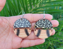 Load image into Gallery viewer, Baseball Earrings, Baseball Earrings, Baseball Dangle Earrings, Baseball Accessories
