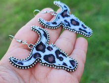 Load image into Gallery viewer, COWHIDE Cute EARRINGS | Genuine Hair on Cowhide Cow Head Earrings