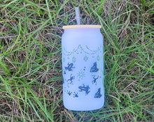 Load image into Gallery viewer, Color Changing Cup Frog Moth Beer Can Glass Witchy Gifts Crystal Moth