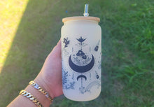 Load image into Gallery viewer, Mushroom Beer Can Glass | Boho Mushroom Coffee Glass | Aesthetic Cup