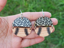 Load image into Gallery viewer, Baseball Earrings, Baseball Earrings, Baseball Dangle Earrings, Baseball Accessories