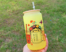 Load image into Gallery viewer, Frida Kahlo Beer Can Glass Color Change Cup l Red Flowers Cute Design