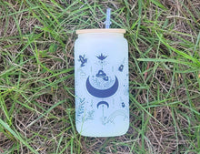 Load image into Gallery viewer, Mushroom Beer Can Glass | Boho Mushroom Coffee Glass | Aesthetic Cup