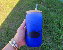 Load image into Gallery viewer, Color Changing Cup Frog Moth Beer Can Glass Witchy Gifts Crystal Moth