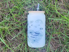 Load image into Gallery viewer, Mushroom Beer Can Glass | Boho Mushroom Coffee Glass | Aesthetic Cup