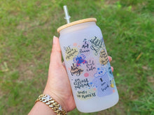 Load image into Gallery viewer, Self Love Beer Can Glass | Boho Affirmation Coffee Glass Libbey 16 oz