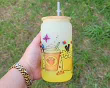 Load image into Gallery viewer, Frida Kahlo Beer Can Glass Color Change Cup l Red Flowers Cute Design