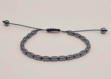 Load image into Gallery viewer, Hematite Power Mini 4mm Beaded Gemstone Bracelet Adjustable