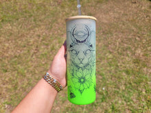 Load image into Gallery viewer, Sphynx Cat Can Glass | Boho Fallen Angel Coffee Glass  24 oz