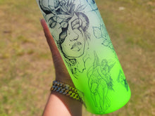 Load image into Gallery viewer, Sphynx Cat Can Glass | Boho Fallen Angel Coffee Glass  24 oz