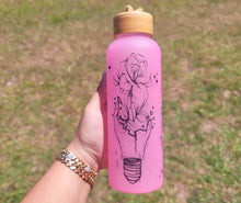 Load image into Gallery viewer, Borosilicate Glass Water Cute and Trendy Floral Cup, spade cup