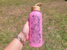 Load image into Gallery viewer, Borosilicate Glass Water Cute and Trendy Floral Cup, spade cup