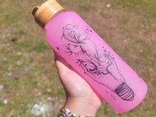 Load image into Gallery viewer, Borosilicate Glass Water Cute and Trendy Floral Cup, spade cup