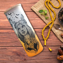 Load image into Gallery viewer, Medusa Beer Can Glass | Boho Mushroom Coffee Glass | 24 oz