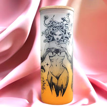 Load image into Gallery viewer, Medusa Beer Can Glass | Boho Mushroom Coffee Glass | 24 oz